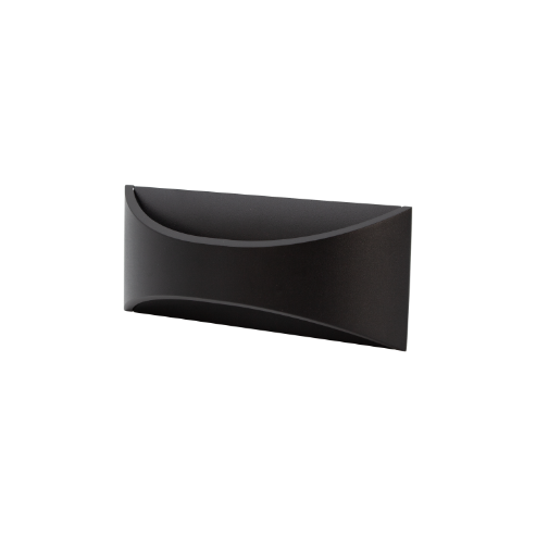 Exterior LED Ext Wall Mt 6W Pri:240V 3000K Black/Black